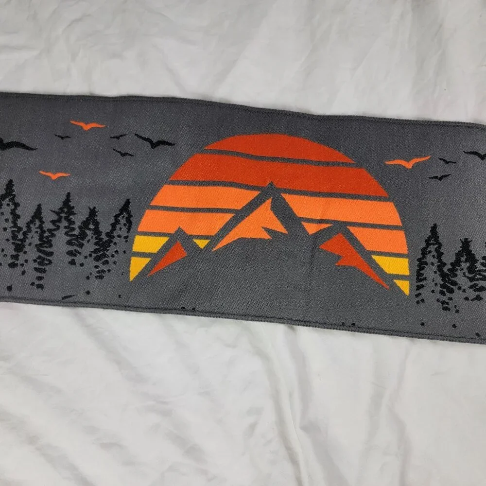 Colorado Springs Halo Break Through Summit Gray Orange Scarf Outdoors Winter